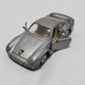 Porsche 959 Toy Car Mc Toy Diecast Silver